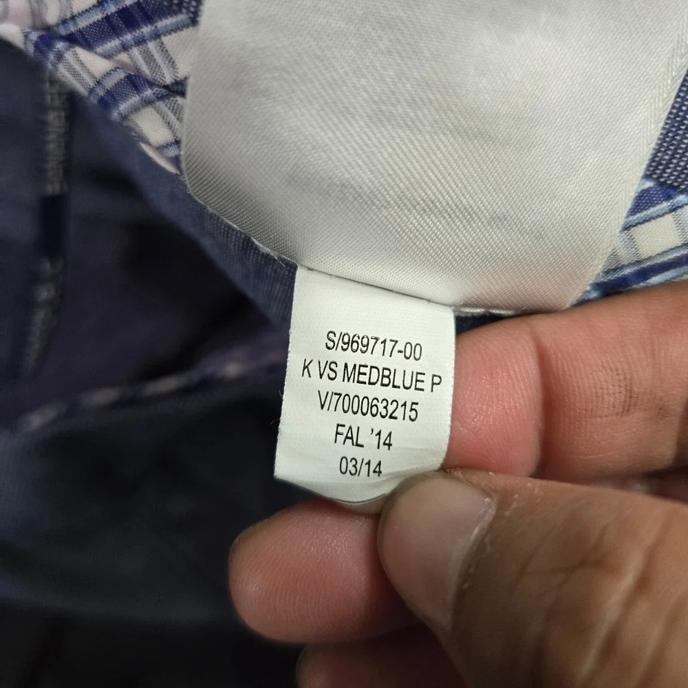 Banana Republic Men Pants 33x32 Blue Kentfield‎ Dress Chino Flat Front